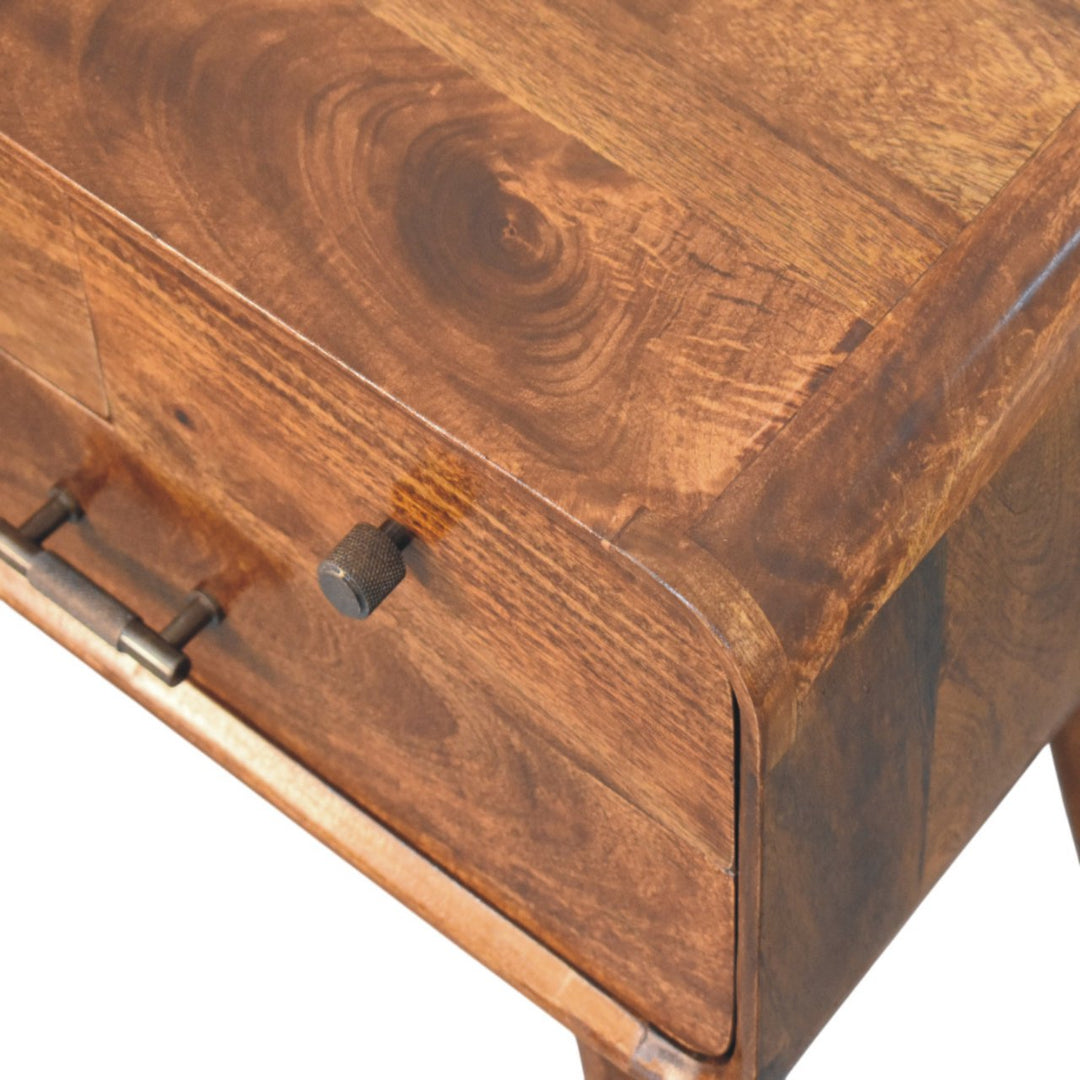 Avora 3-Drawer Chestnut Nightstand