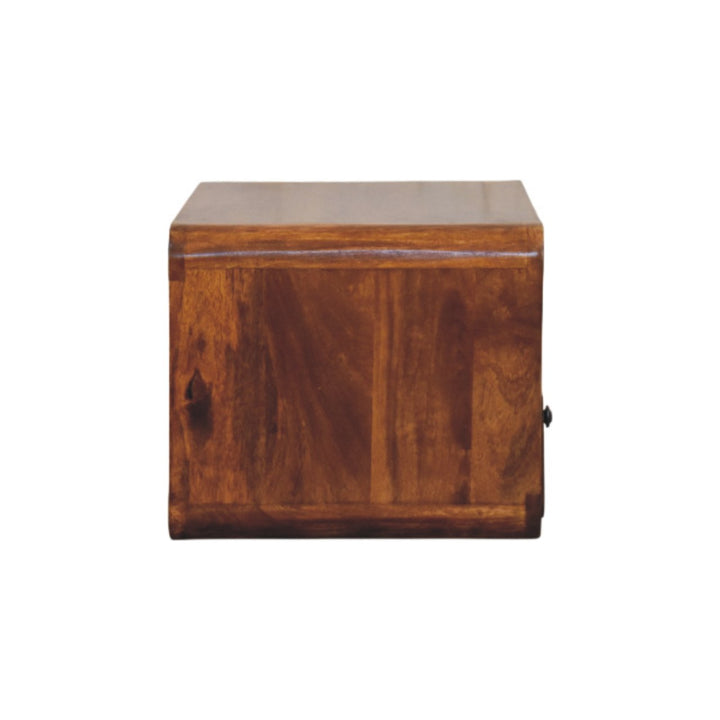 Avora Wall-Mounted Chestnut Nightstand
