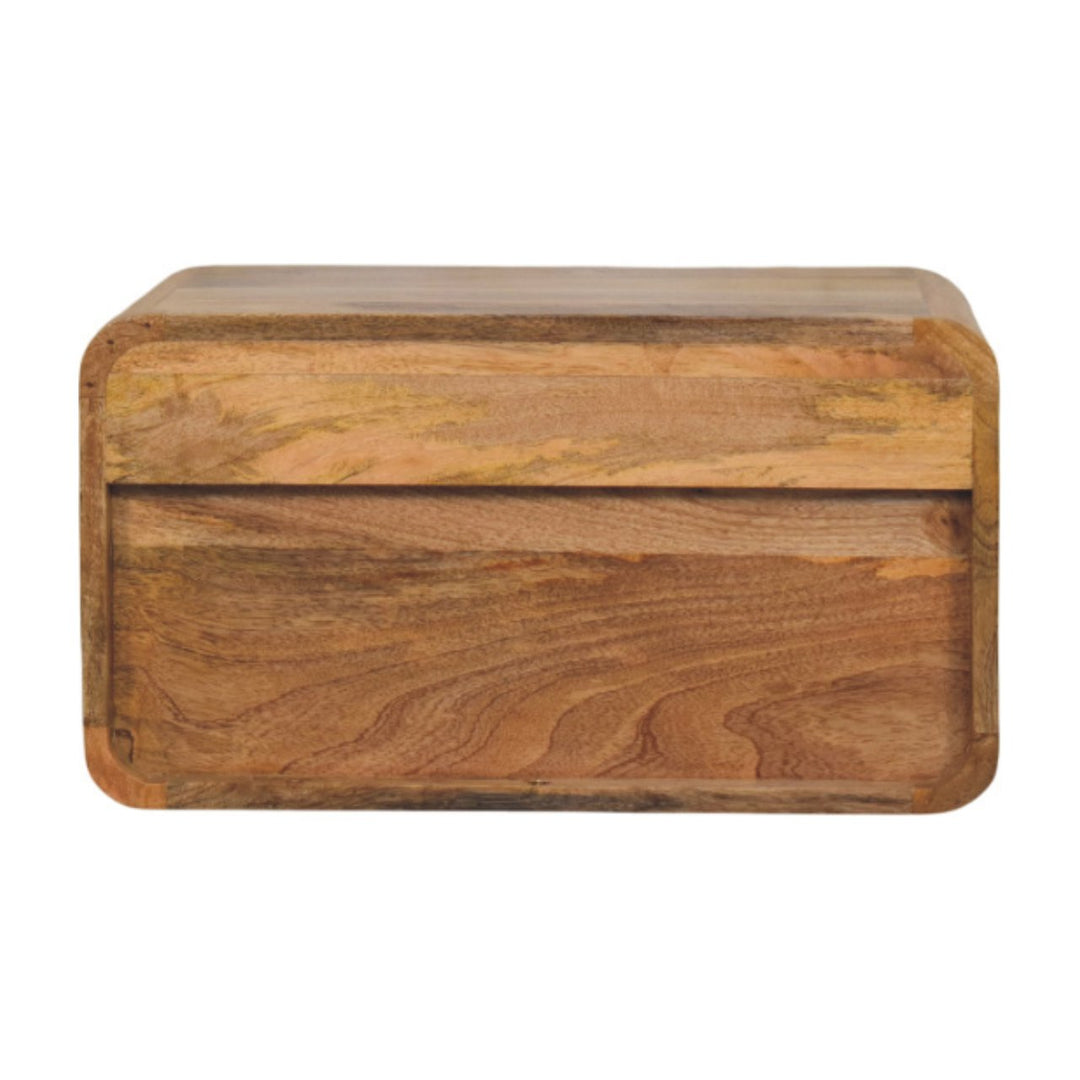 Avora Wall-Mounted Oak-ish Nightstand