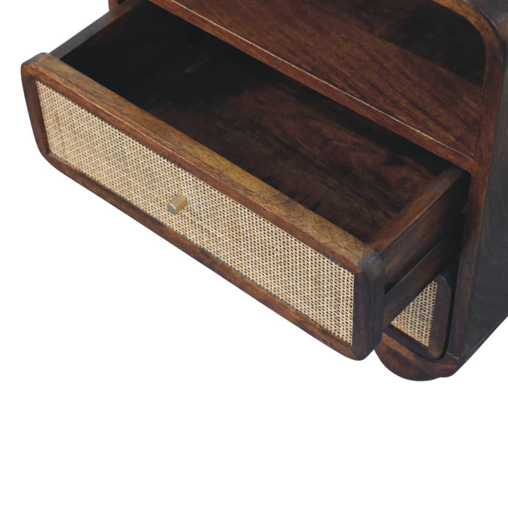 Larissa 2 Drawer Chestnut Nightstand