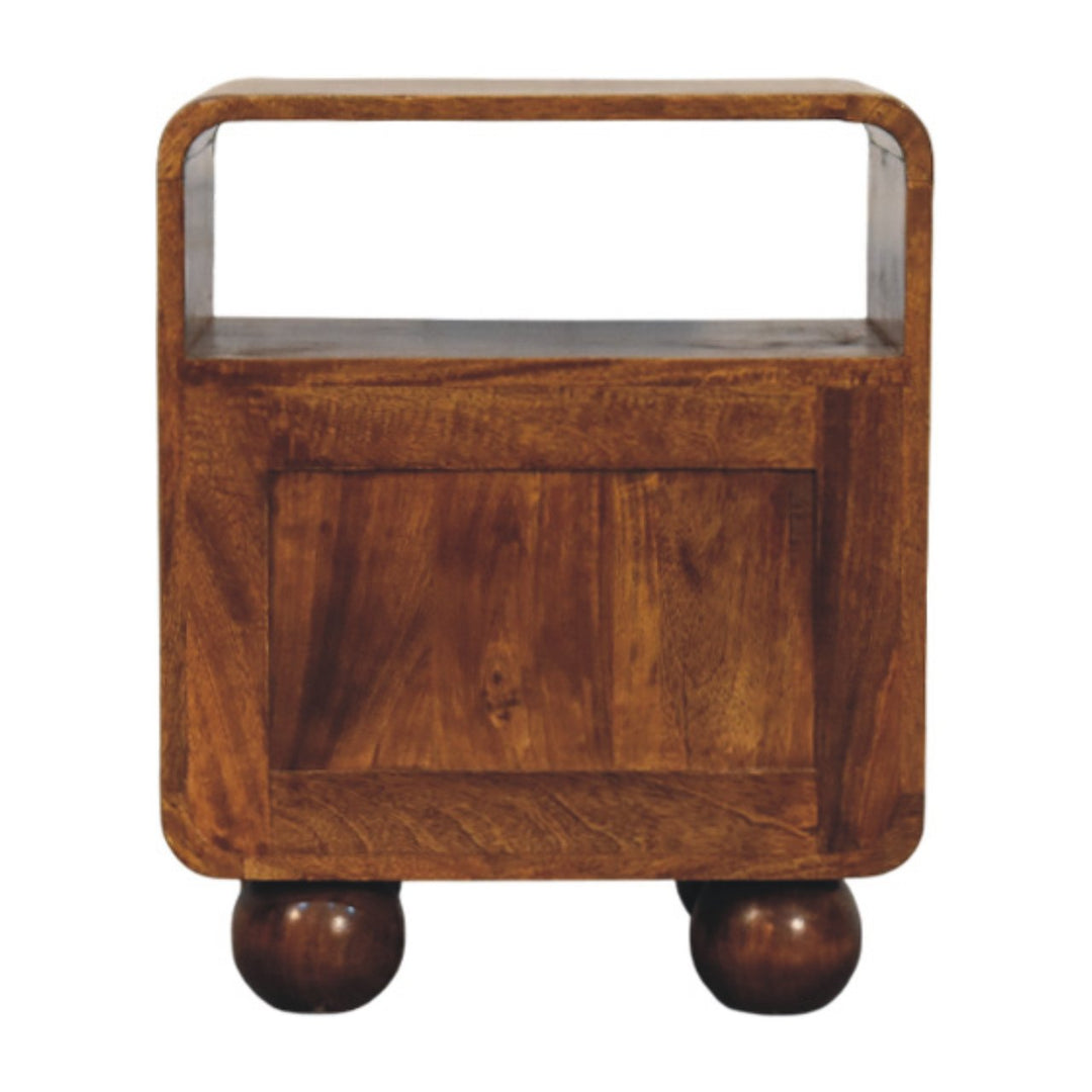 Larissa 2 Drawer Chestnut Nightstand