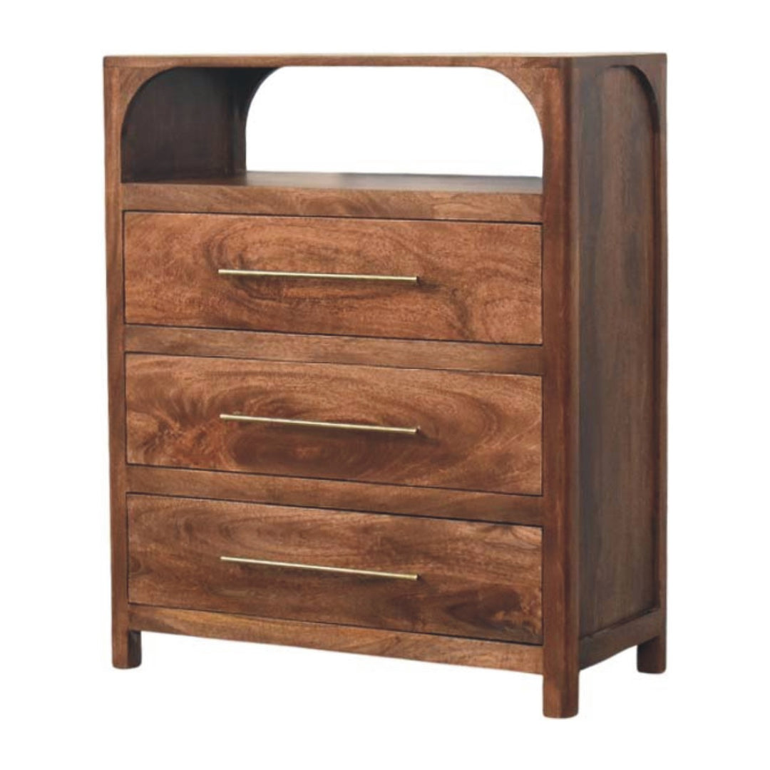 Arc-Line 3 Drawer Chest
