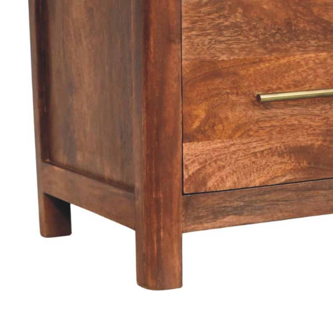 Arc-Line Bedside Table