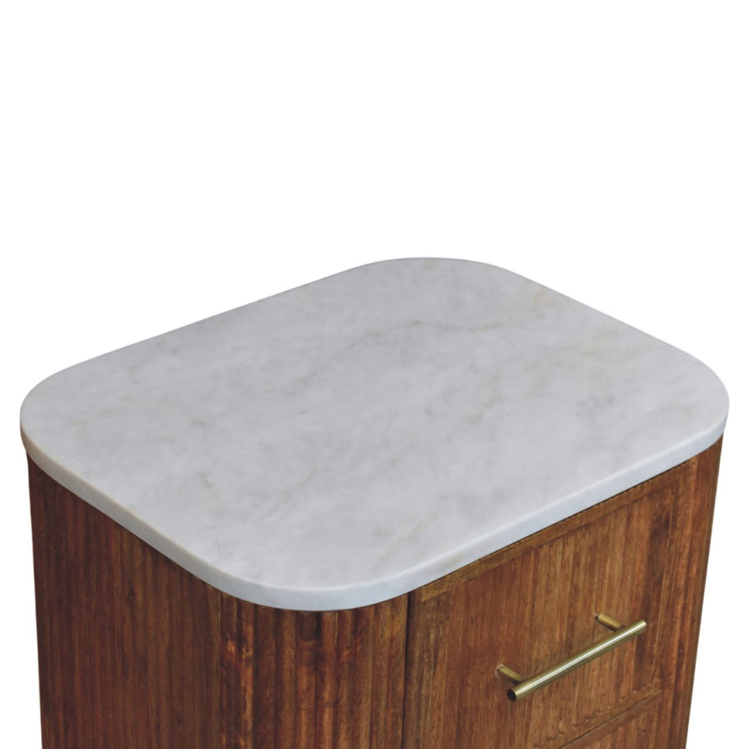 Aurora Marble Bedside