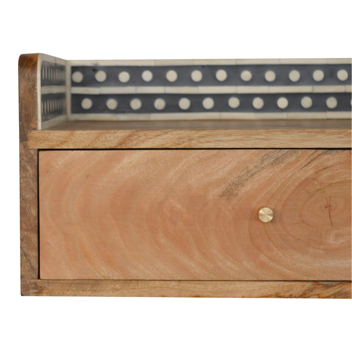 Bone Inlay Gallery Floating Bedside