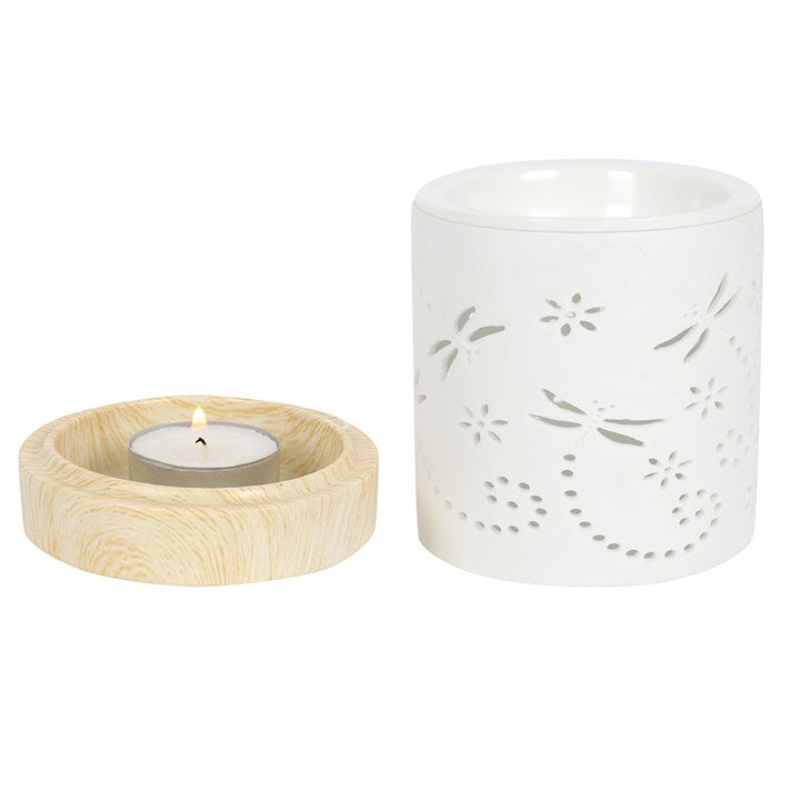 *Matte Dragonfly Ceramic Oil Burner (24/48)