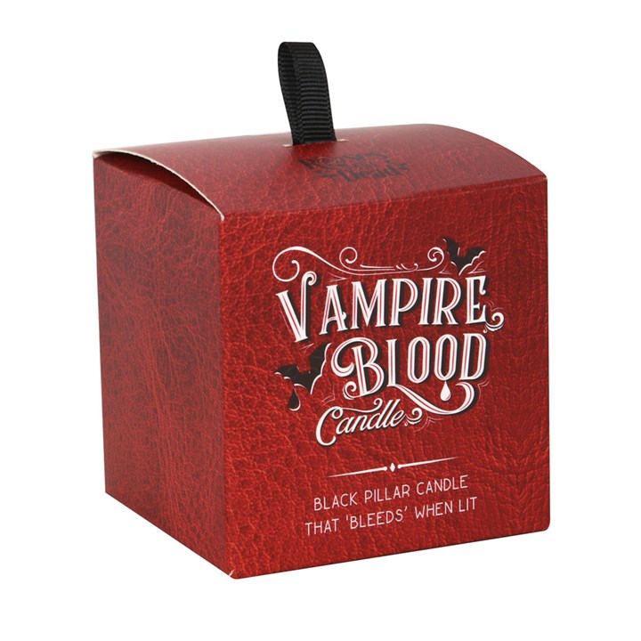 *Small Vampire Blood Wax Pillar Unscented Candle (6/24)