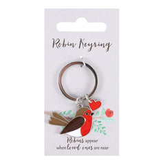 *Garden Robin Alloy Keyring (10/40)