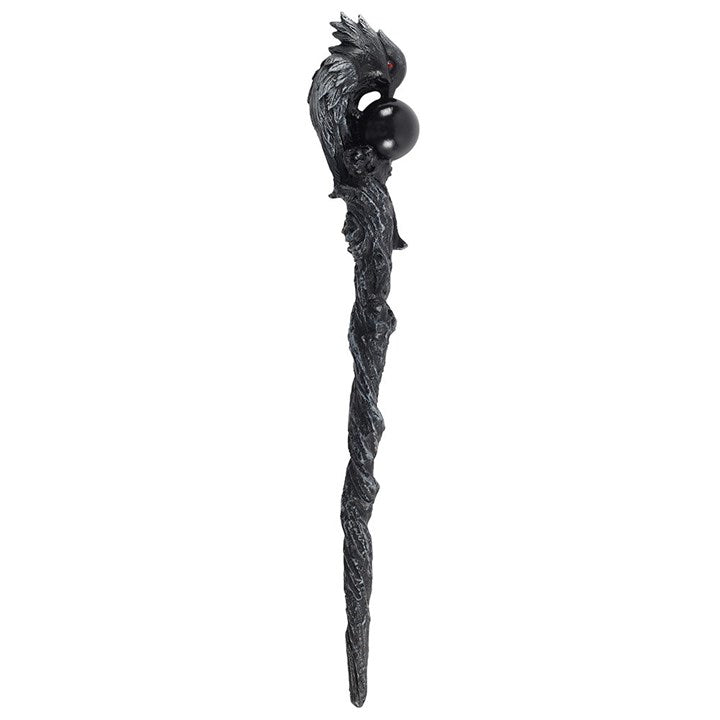 *Silver Raven Resin Wand (9/18)