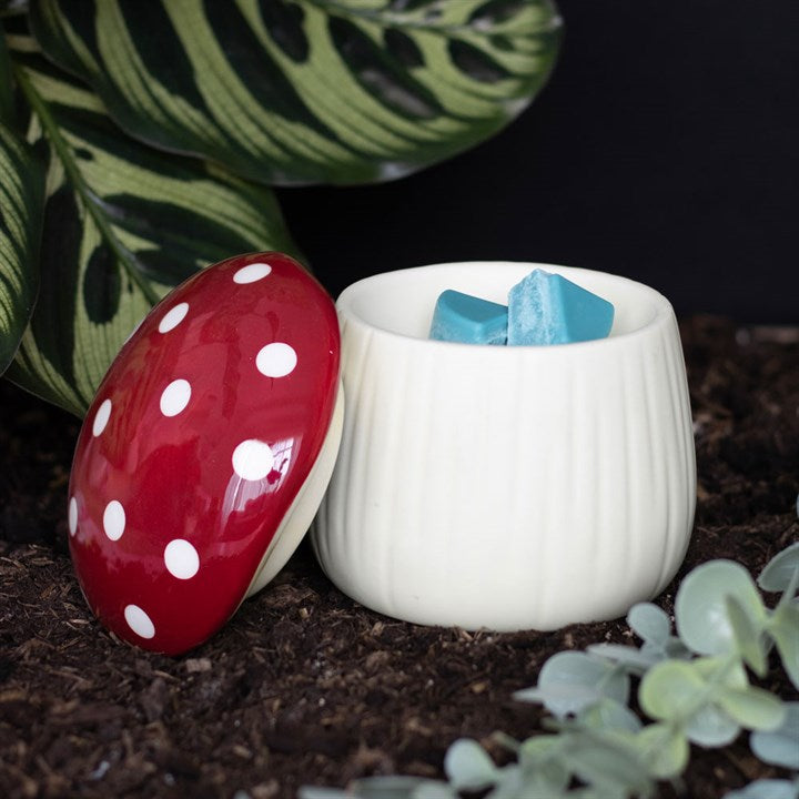 *Mushroom Ceramic Oil Burner (6/24)
