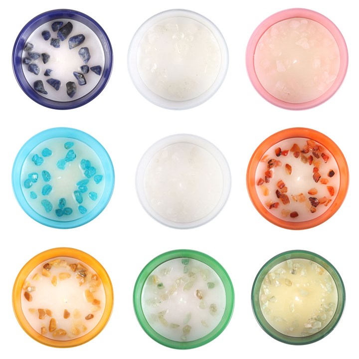 *Set of 12 Zodiac Gemstone Fragranced Candles (2/4)