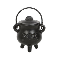 *7.5CM Cast Iron Cauldron with Triple Moon (3/9)