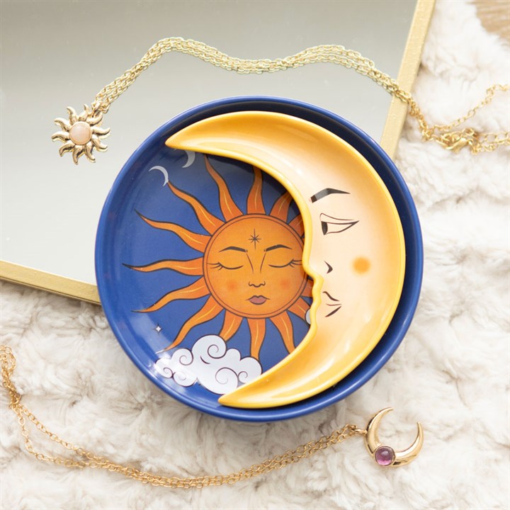 *Sun & Moon Celestial Stacking Ceramic Trinket Dish (18/36)