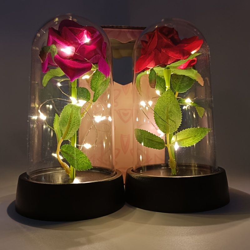 Eternal Rose LED Light Flower - Perfect Gift for Valentine's Day & Home Decor, image 6