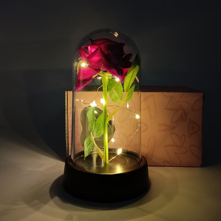 Eternal Rose LED Light Flower - Perfect Gift for Valentine's Day & Home Decor, image 8