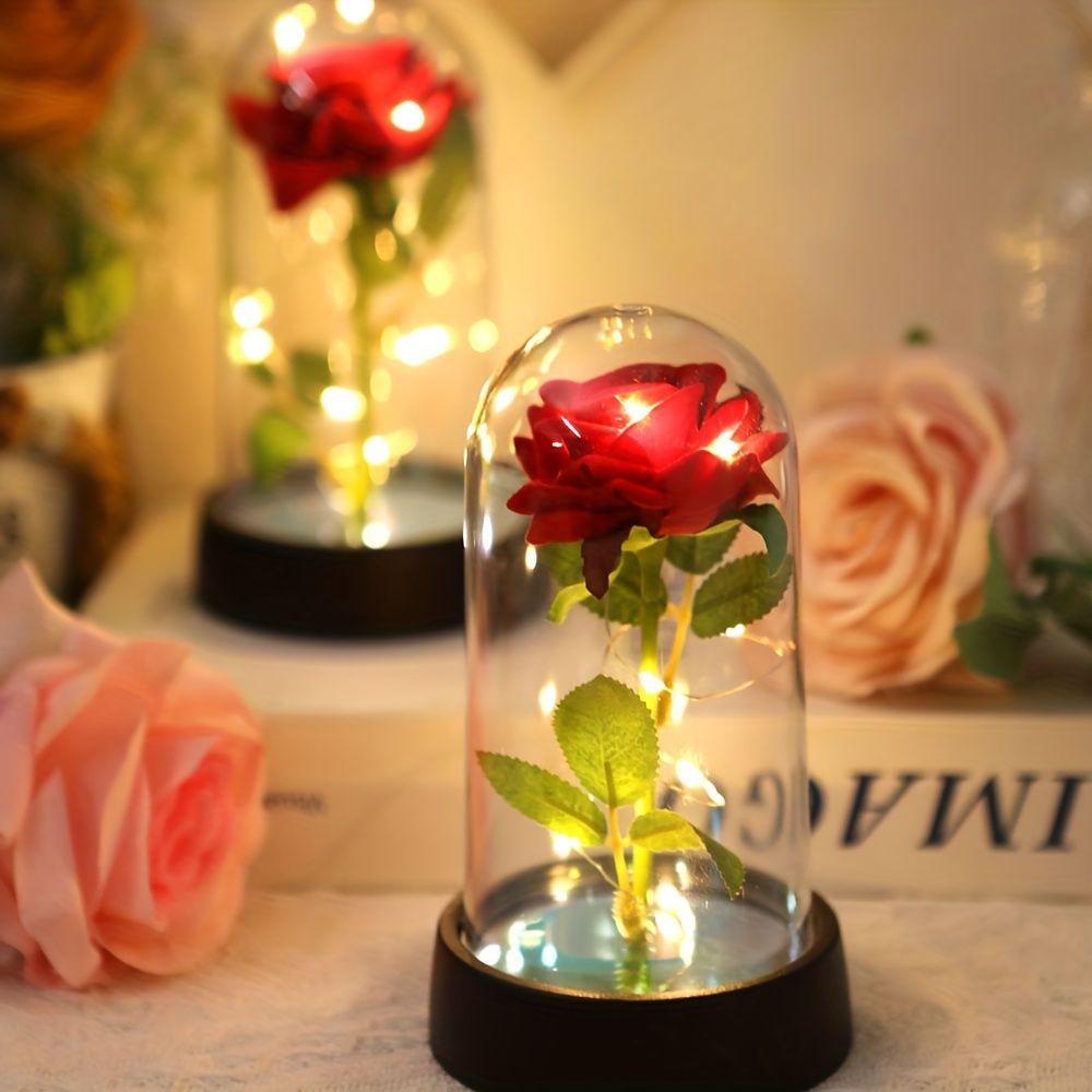 Eternal Rose LED Light Flower - Perfect Gift for Valentine's Day & Home Decor, image 5