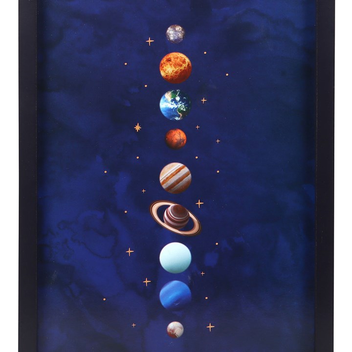 Solar System Framed Wall Print