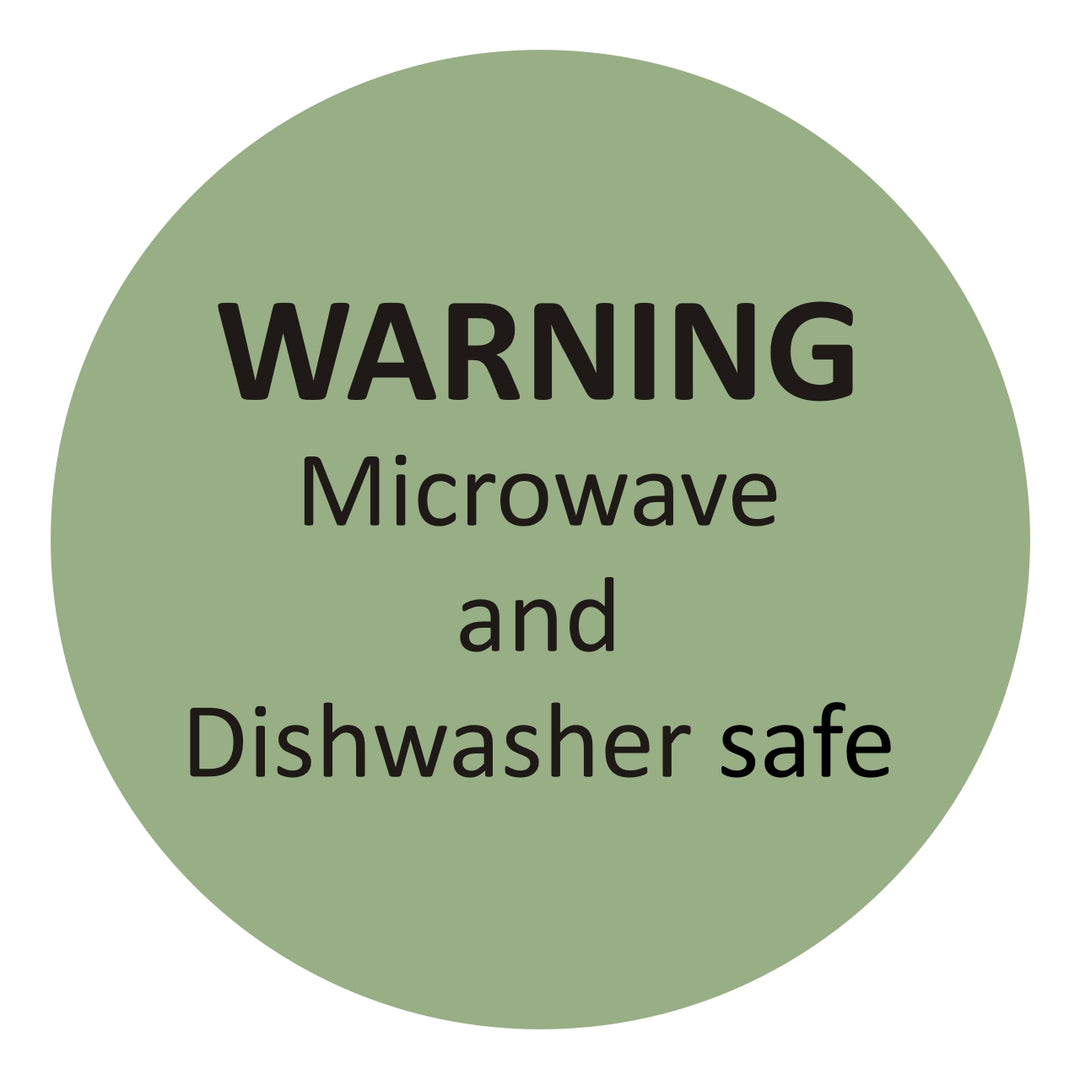 Blue Ribbed Mug - Set of 4