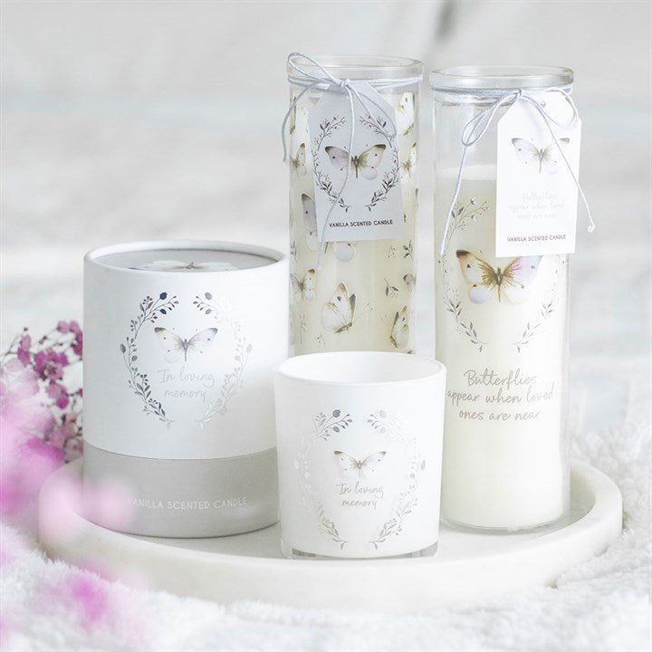 Butterflies Appear Vanilla Tube Candle