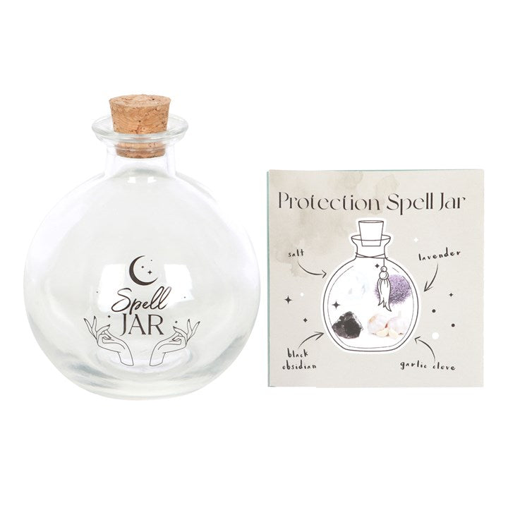 *10cm Glass Spell Jar with Spell Recipe Booklet (6/24)