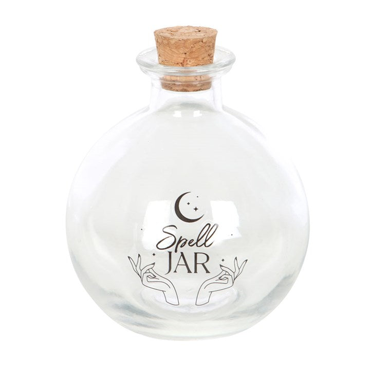*10cm Glass Spell Jar with Spell Recipe Booklet (6/24)