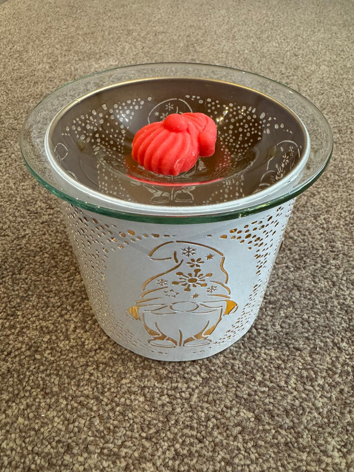 Gonk Wax Melter 10.5cm – Cosy Tealight Burner Bundle with Gonk Wax Melts & Candle