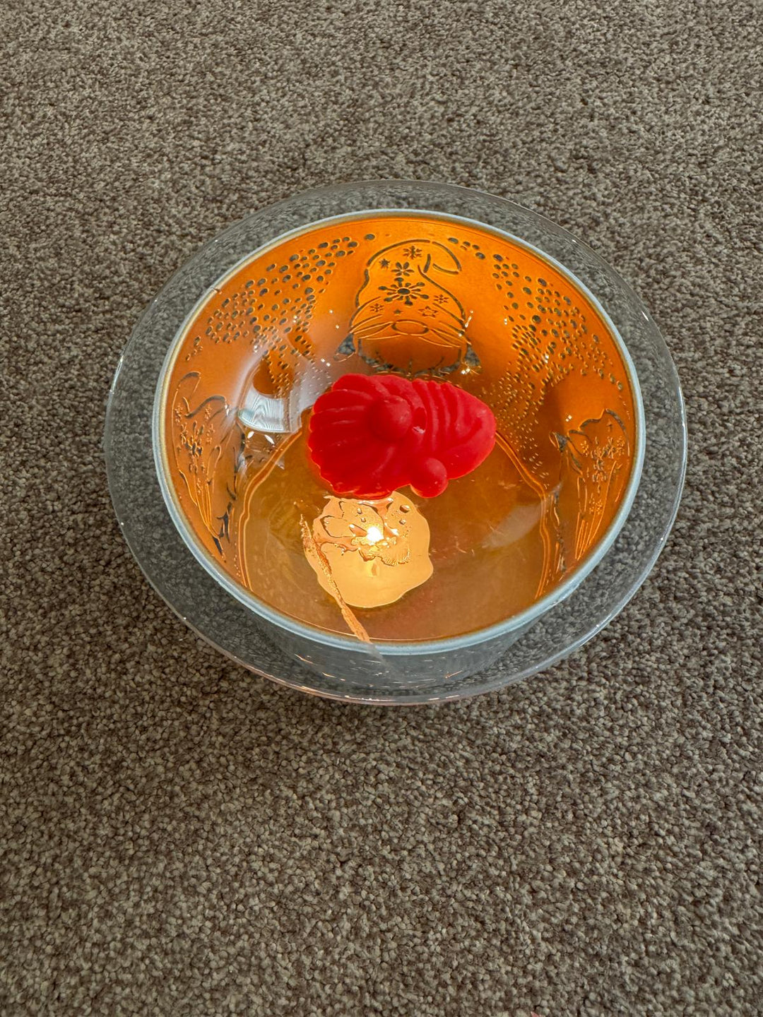 Gonk Wax Melter 10.5cm – Cosy Tealight Burner Bundle with Gonk Wax Melts & Candle