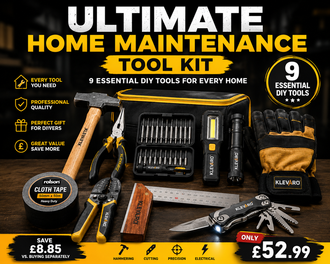 Ultimate Home Maintenance Tool Kit – 9 Essential DIY Tools