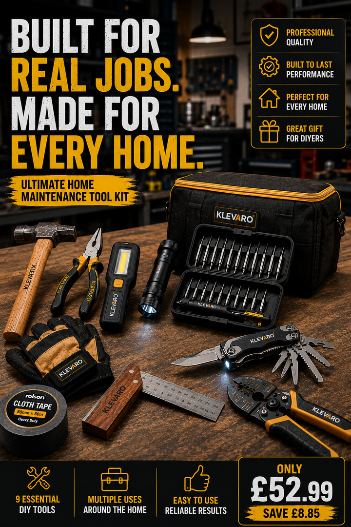 Ultimate Home Maintenance Tool Kit – 9 Essential DIY Tools