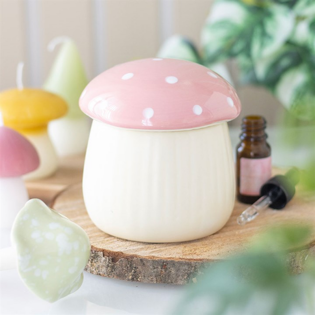 Pink Mushroom Oil Burner