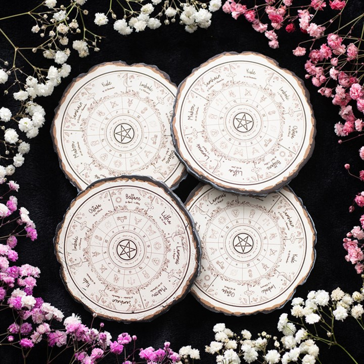 Wheel of the Year Coaster Set