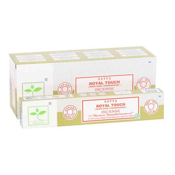 Set of 6 Earth Satya Royal Touch Incense (12/50)