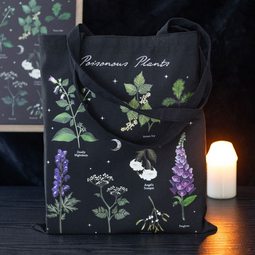 *Poisonous Plants Polycotton Tote Bag (36/72)