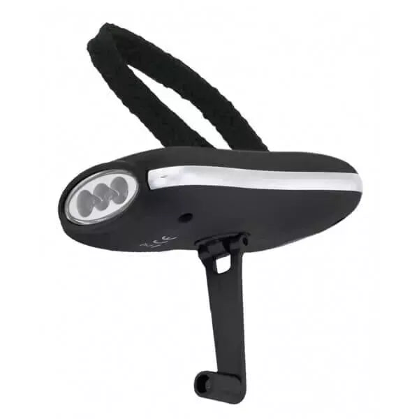 3 LED Dyno Wind-Up Torch by Rolson (61703) - Battery-Free Hand Crank Flashlight for Camping, Car & Emergency Use